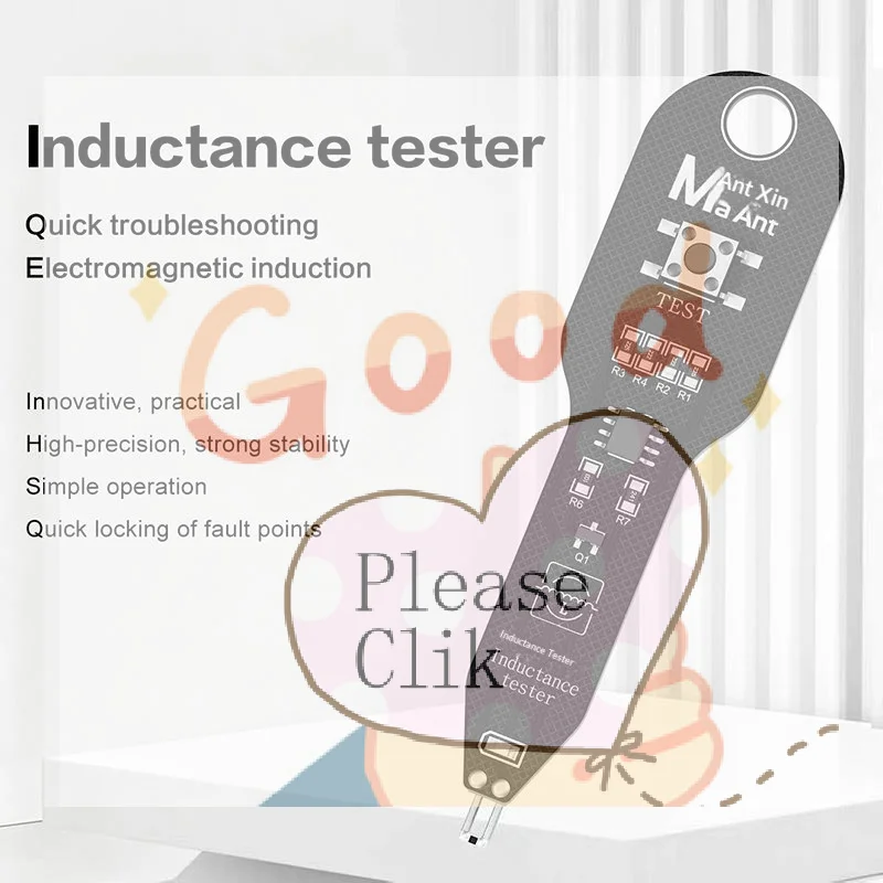 【HG】MaAnt M093 Inductance Tester Electromagnetic Induction Tool High Precision for Circuit Board Fault Detection Easy Operation