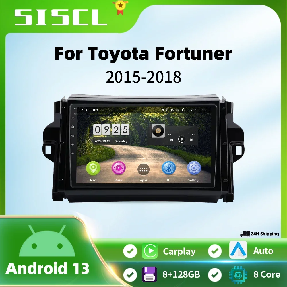 

2Din Android For Toyota Fortuner 2 2015-2020 Car Radio Multimedia Video Player GPS Navigation Stereo Carplay autoradio Head Unit