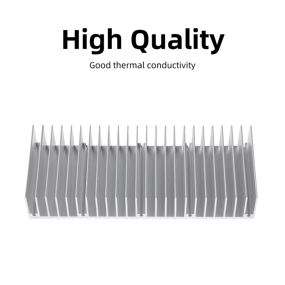 Aluminum Heat Sink Heatsink Radiator Heating Heat Dissipation Cooler For Amplifer LED COB Light Power IC Transistor 60x150x25mm