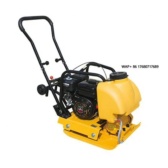 Powered Electric Vibrating Plate Compactor for Heavy-Duty Construction Applications