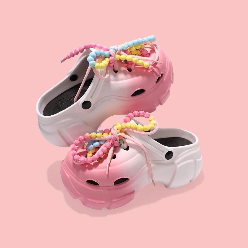 Summer Beach Thick Sole Eva Slippers Women Thick Platform Indoor Home Slides Woman Fashion Non Slip Bathroom Flip Flops 2024
