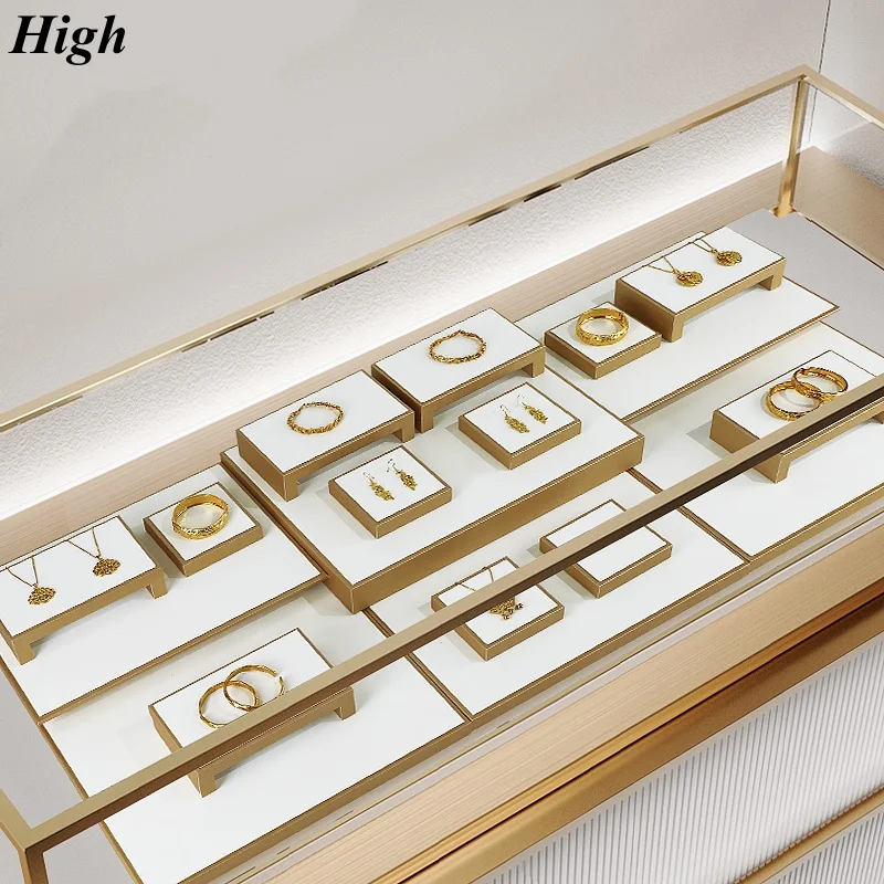 

Professional Jewelry Display Stand, Store Counter Showcase Fixture for Necklace Ring Bracelet, Multi-use Acrylic Display Holder