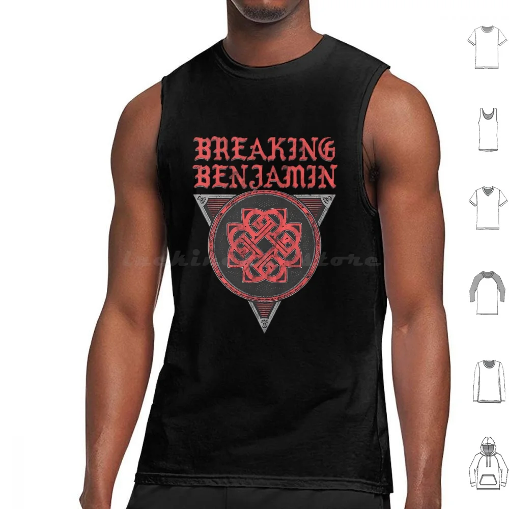 Breaking Band Benjamin Band Logo Regatas Estampadas Banda de Algodão Quebrar Venda Benjamin Band Discount Band Tendência Banda Nova