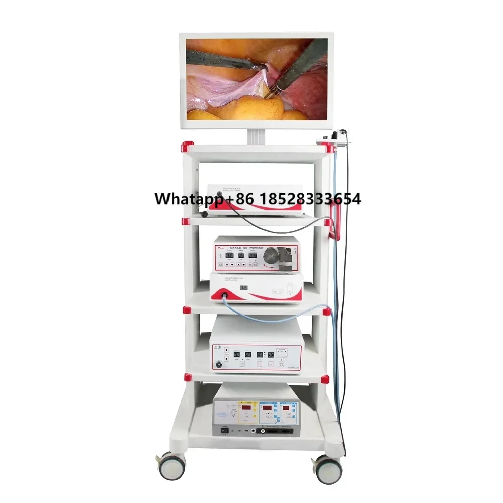 Medical Full HD Endoscopic Camera System Gynecological Surgery Equipment Laparoscopic Tower