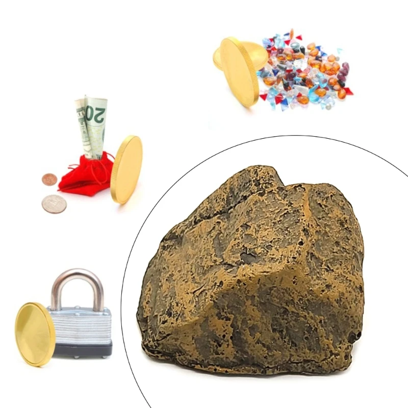 Faux Rock Key Holder Key Cash Hide Keys in Plain Sight Blends with Garden Decorations Weatherproof Decoration Wholesale