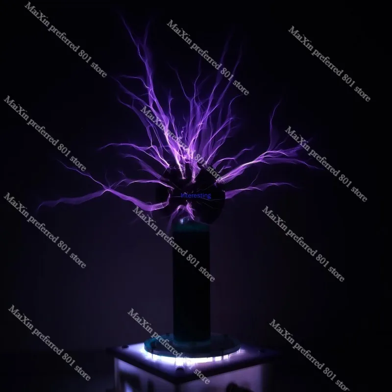 SGTC Tesla Coil Artificial Lightning Magnetic Storm Coil Wireless Lighting Technology Experiment Teaching Aids