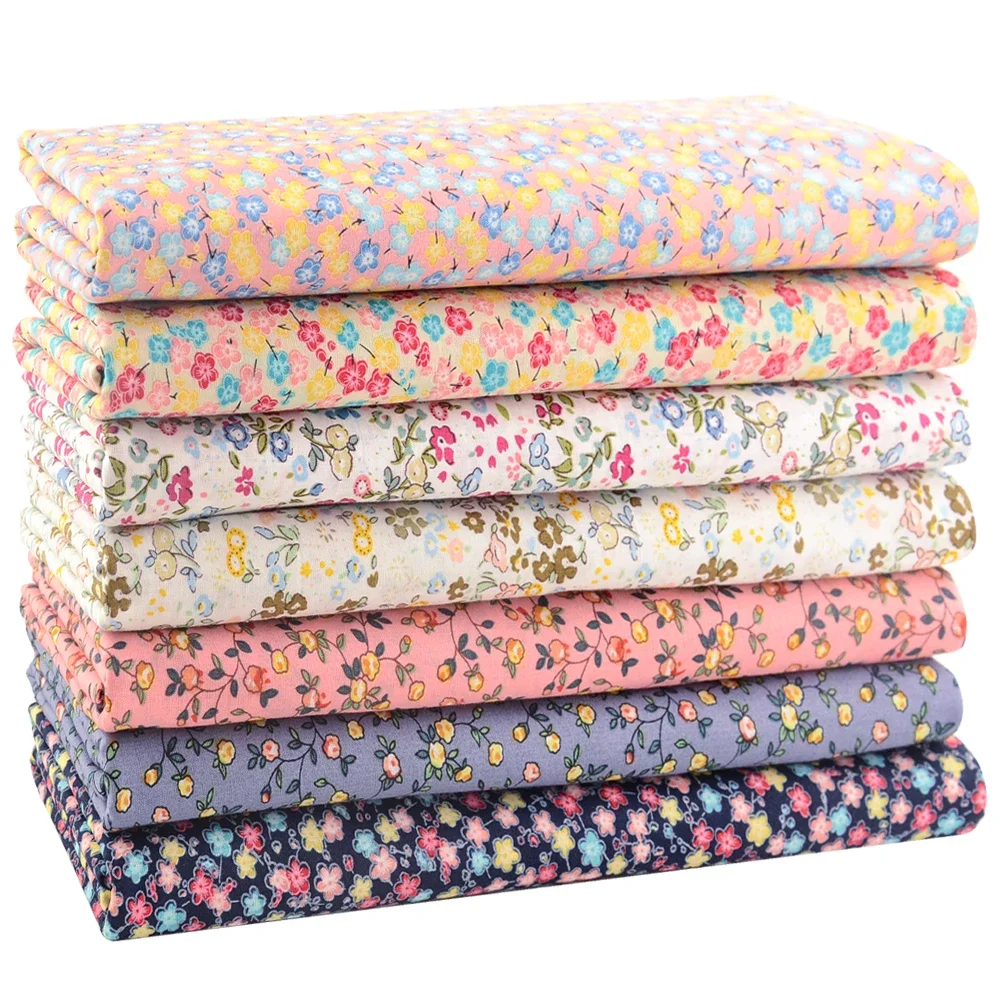 Popeline-Baumwollstoff für Handarbeiten, Patchwork, Paisley-Scroll, Fat Quarter, bedruckt, DIY, Nähen, Handwerk, Quilten, 5–7 Stück – Detail 7