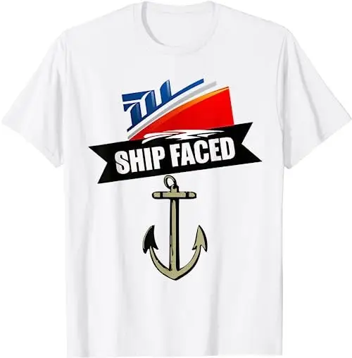 Funny Ship Faced Booze Cruise Boating Nautical Pun T Shirt SweaT 17585