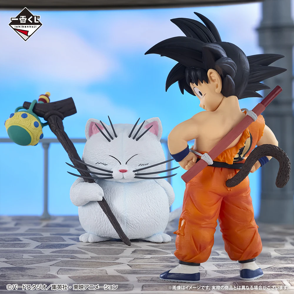 In Stock BANDAI Ichiban Kuji Son Goku And Karin DRAGON BALL EX Temple Above the Clouds Collectible Anime Figure Model Toy