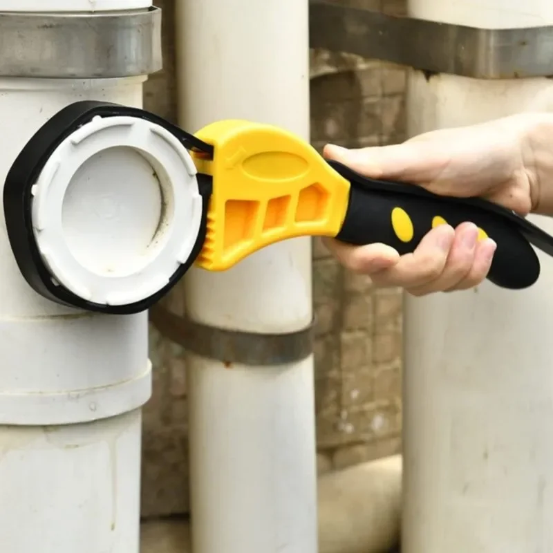 

6/8 Inch Oil Filter Spanner Strap Opener Adjustable Water Pipe Multifunctional Cartridge Removal Disassembly Belt Wrench Tools