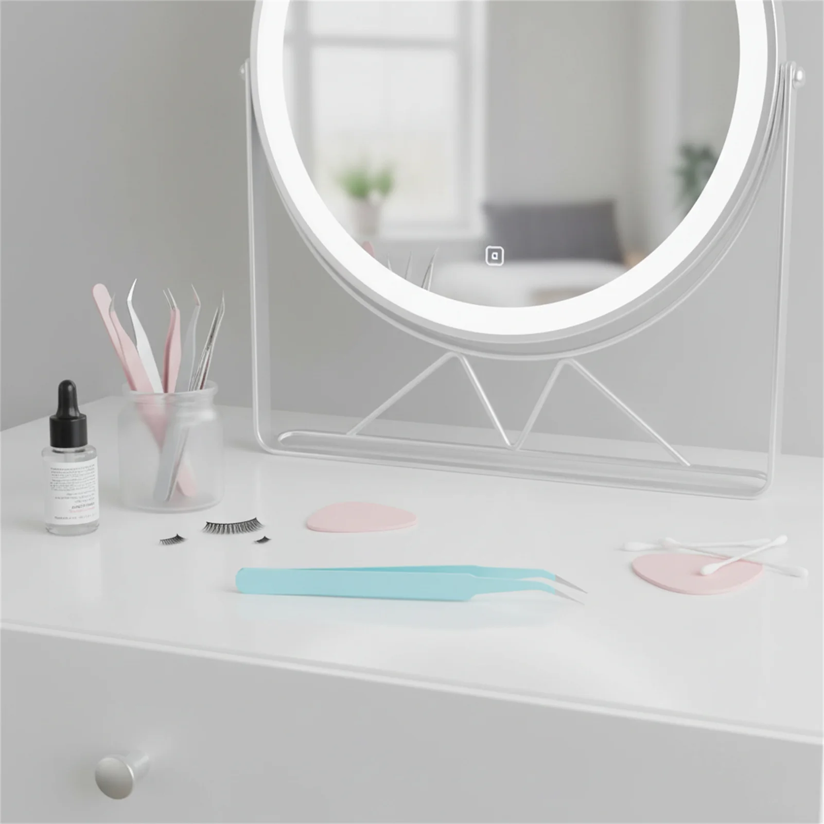 Pinça de cílios de precisão, aço inoxidável, extensões de cílios postiços, ferramentas profissionais para salão de beleza, maquiagem diy, uso doméstico