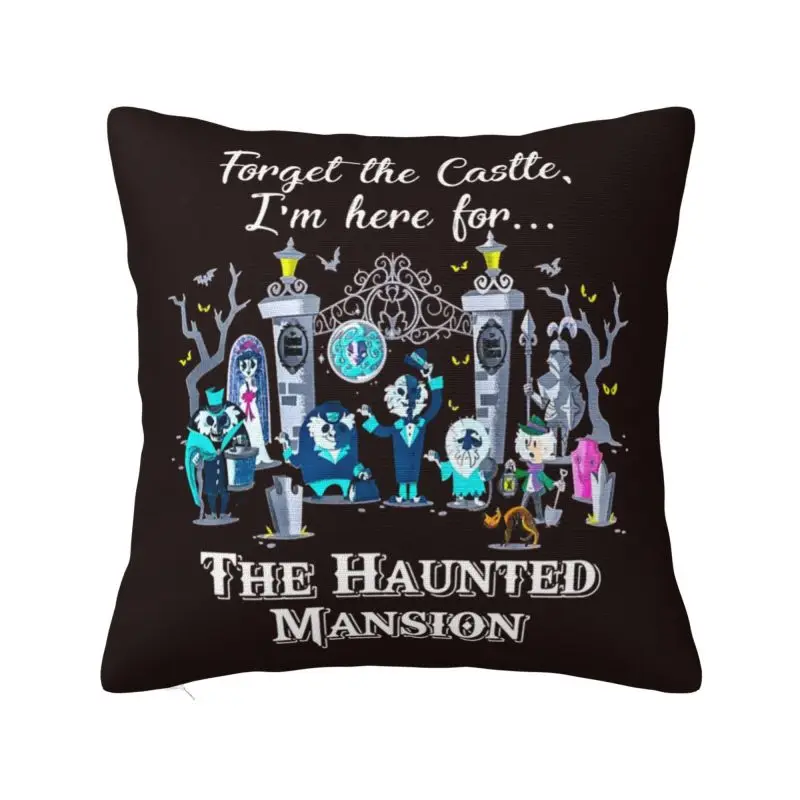 

Cool Magic Kingdom Cute Forget Haunted Mansion Pillow Cover Home Decorative 3D Print Dread Manor Cushion Cover for Sofa