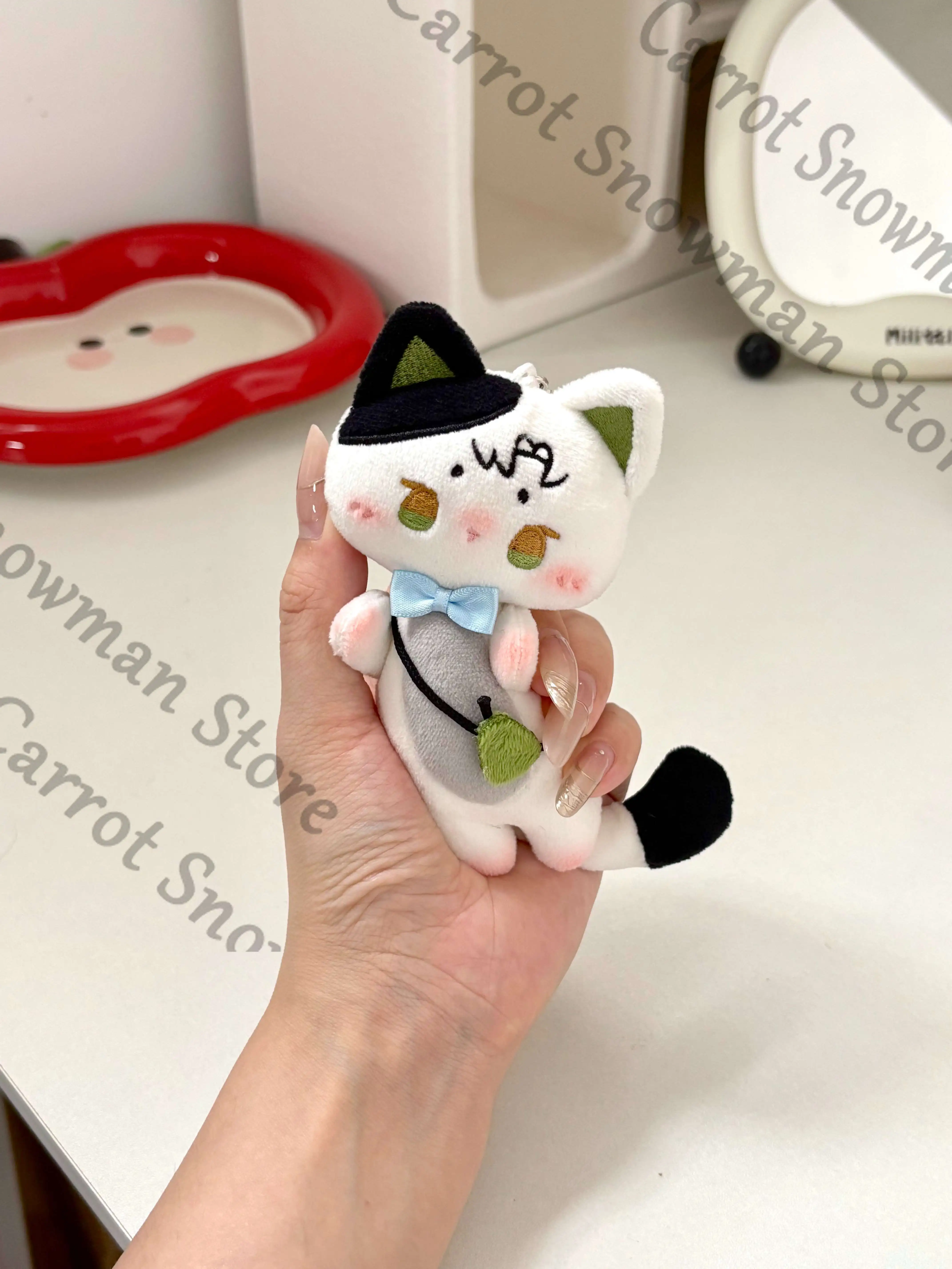 사랑과 Deepspace Zayne 애니메이션 코스프레 만화 Maumet 인형 가방 펜던트 키 체인 배낭 장식 선물