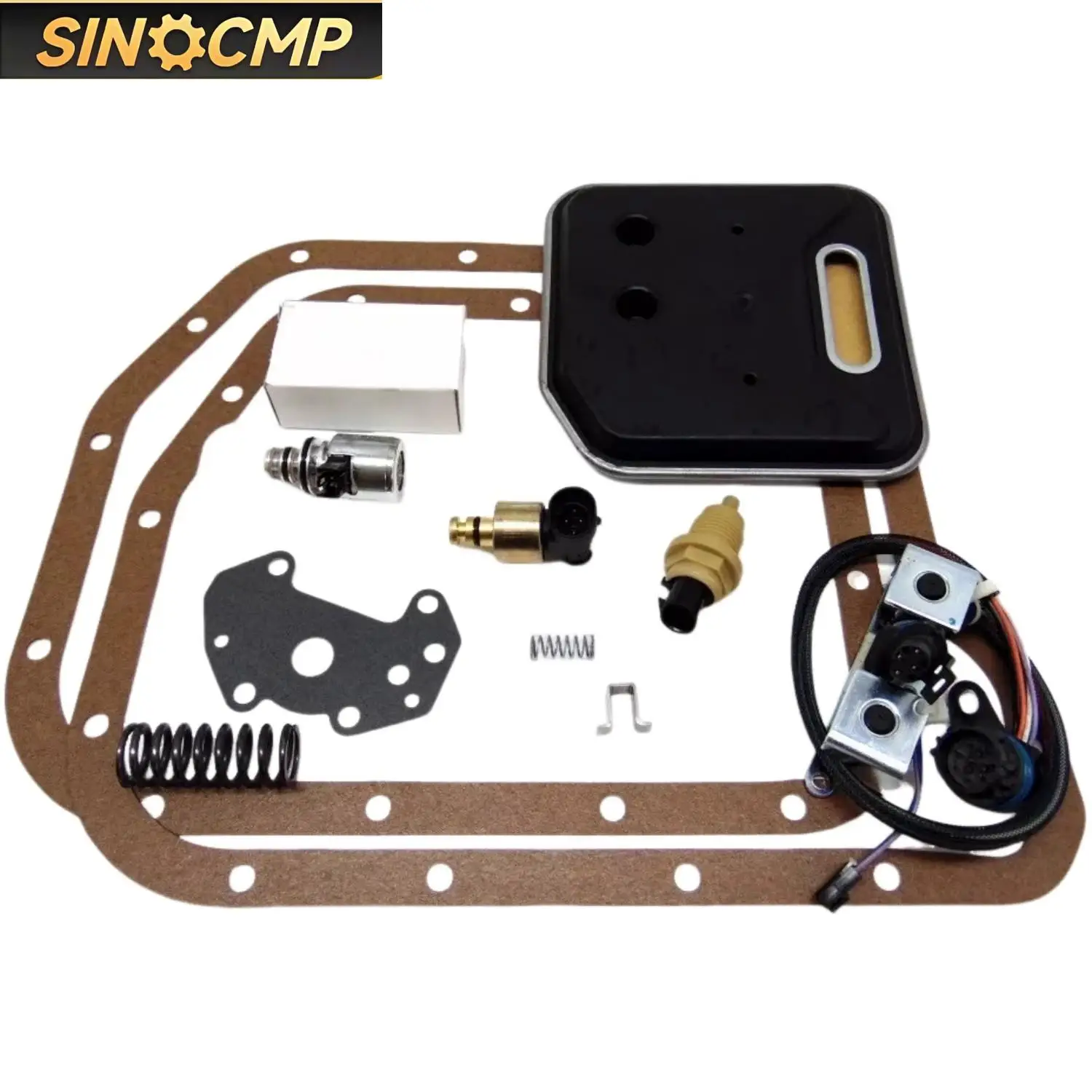 

Solenoid Service Upgrade Parts Kit For Chrysler Dodge Jeep 42RE 44RE 46RE 47RE 48RE 1993-1997 Heavy-Duty Parts 11 Pcs/set