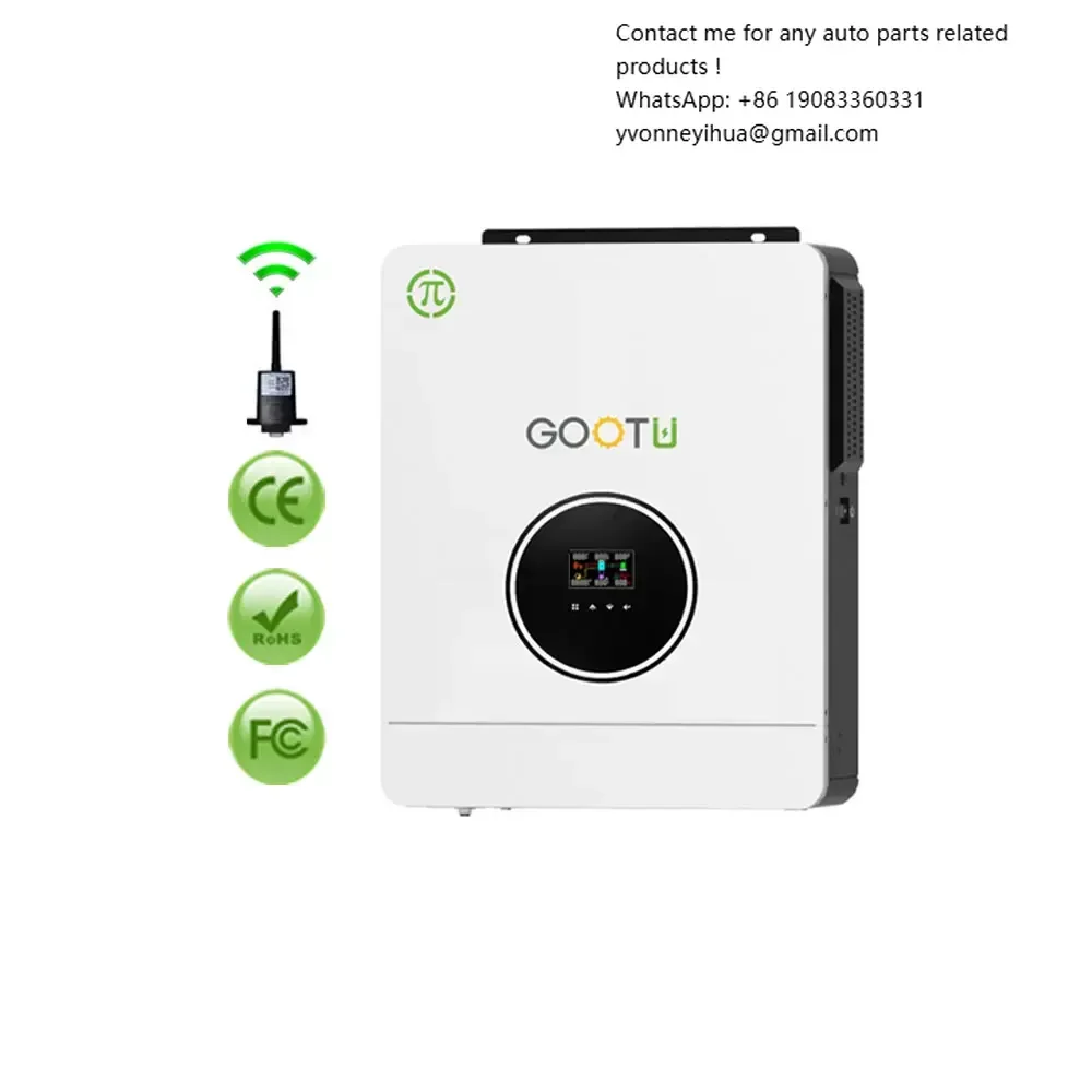 

GOOTU In Stock 6.2KW 48V Dual Output Inverter Built-in 120A MPPT Solar Charge Controller