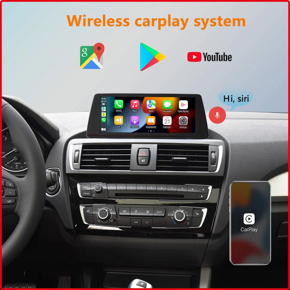 Android 13  For Qualcomm BMW 1Series F20 F21 NBT EVO 118i 10.25inch CarPlay Car Radio stereo GPS Navigation Multimedia Player