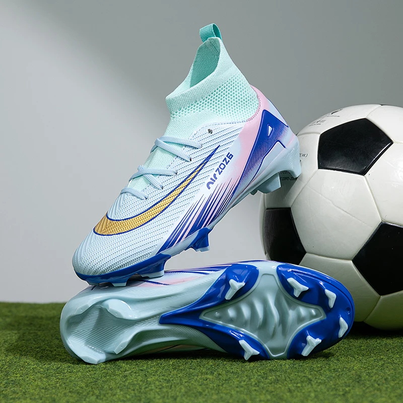 

High Quality Men Soccer Shoes Society Cleats Professional Fast Football Shoes Original Indoor Football Field Boots Sneaker