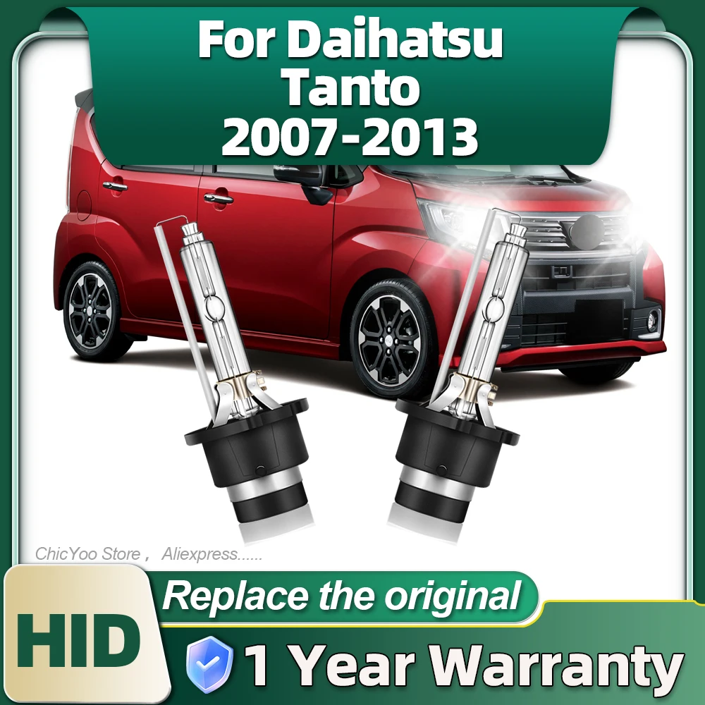 

2PCS 12V 35W HID Bulb Xenon Headlight D4S Car Lamp 6000K White For Daihatsu Tanto 2007 2008 2009 2010 2011 2012 2013