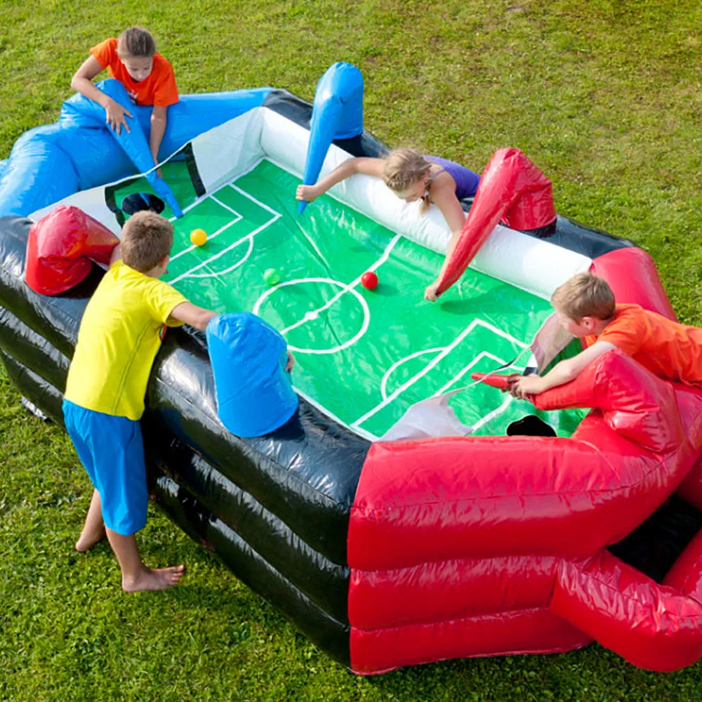 Interactive Inflatable Table Ball Game Air Floating Football Outdoor Sport Games For Sale