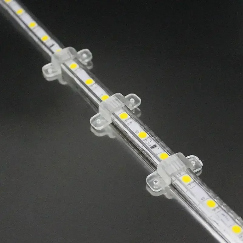 LED Strip Light Fastener Clips LED Strip Clip Flexible Mounting Fixer for Fixing LED Strip Clips with Screw