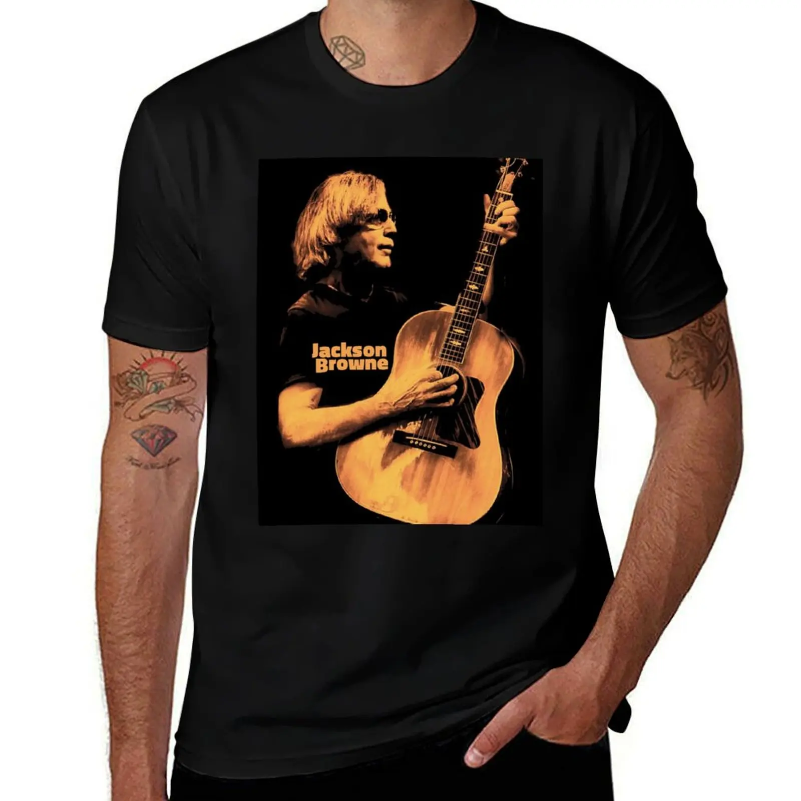 Camiseta de manga corta para entrenamiento y actuaciones BOBON Jackson Browne Tour