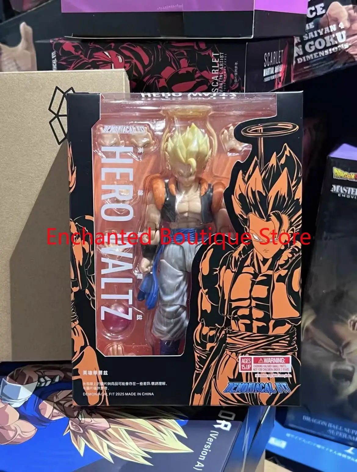 

Фигурка Demoniacal Fit Dragon Ball Z SHF Super Saiyan Gogeta, аниме-модель, игрушка