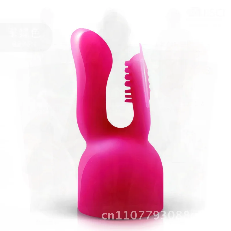 سيليكون AV هزاز القبعات عصا تدليك أنثى الاستمناء الكبار الجنس المنتج سلسلة يمزح متوافق مع الهزاز #4