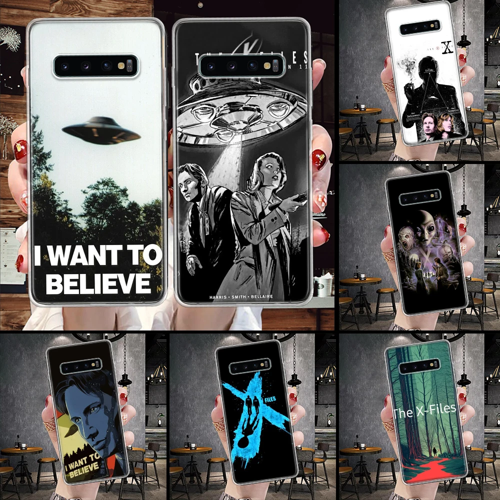 The X Files I Want to Believe Phone Case For Samsung Galaxy S21 S20 FE S22 S23 S24 Ultra S10 Plus S9 + S8 S10E Soft Cover Shell