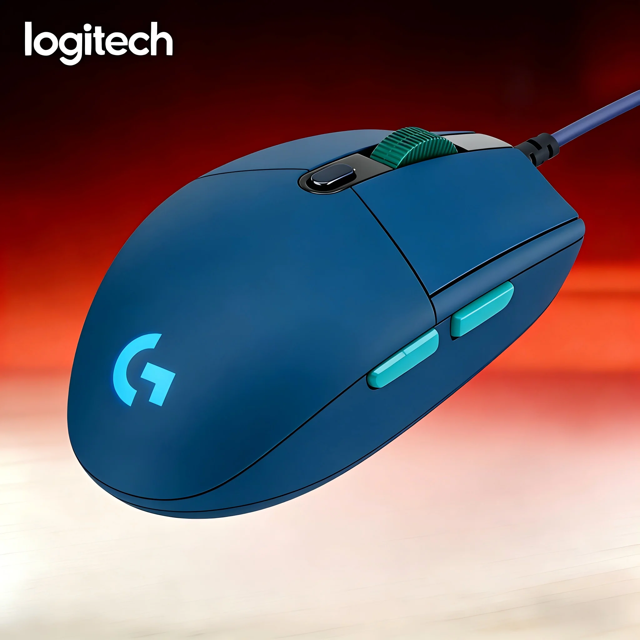 Logitech G203 wired dual-mode professional esports mouse with crisp sound and colors, loved by many players