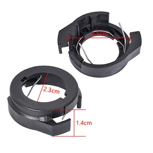 Lâmpadas LED Farol Adaptador Titular, Head Lamp Base Retainer, Alfa Romeo, VW Passat, B6, Magotan, Ford Kuga, H7, 2pcs 8 principais vendas conector farol h7 - №7