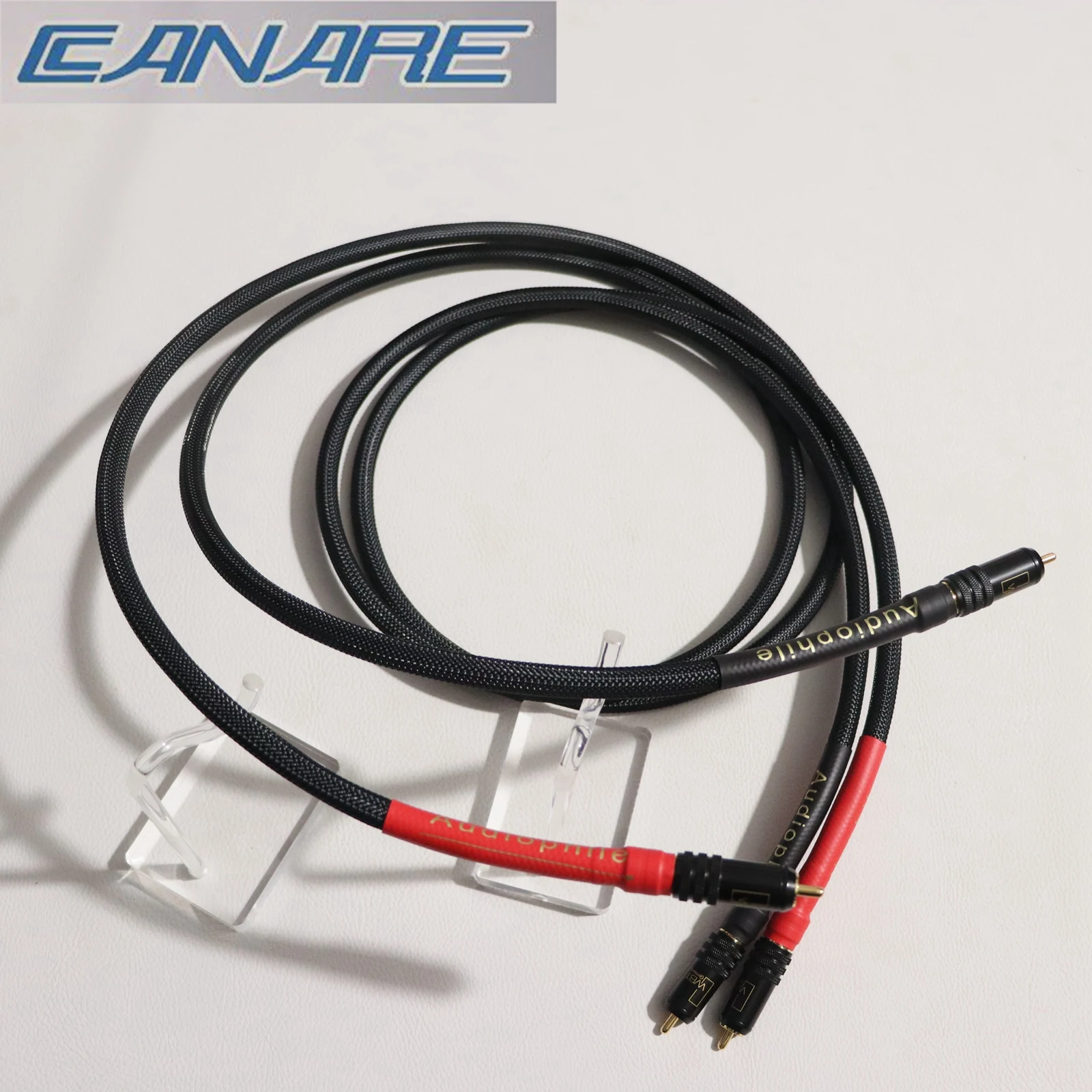 Canare Hi-fi audio 5N OFC 2RCA إلى 2 RCA كابل الصوت الذكور كابل RCA عالي الجودة مع قابس موصل RCA مطلي بالذهب WBT مصنوع في اليابان