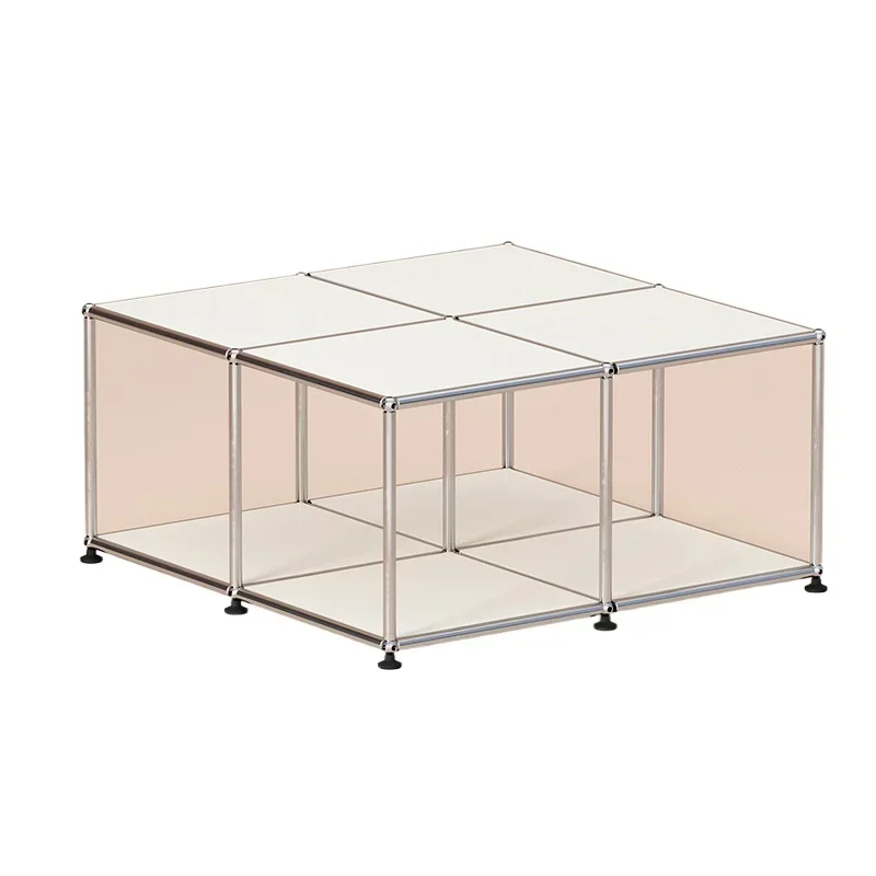 

Coffee table, living room for home use, light luxury, simple and modern, stainless steel tea table