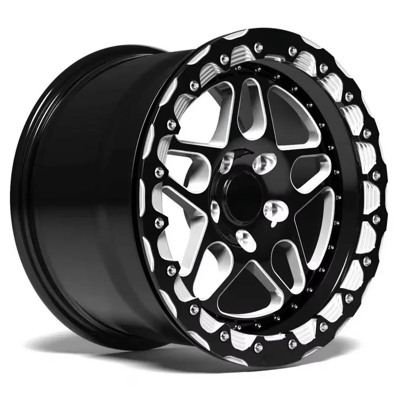 i LSGZL OEM Forged Beadlock Wheel 5 Lug Bolt Patterns 15x10 18x5 17x10 20 Inch for Mustang C7 C8