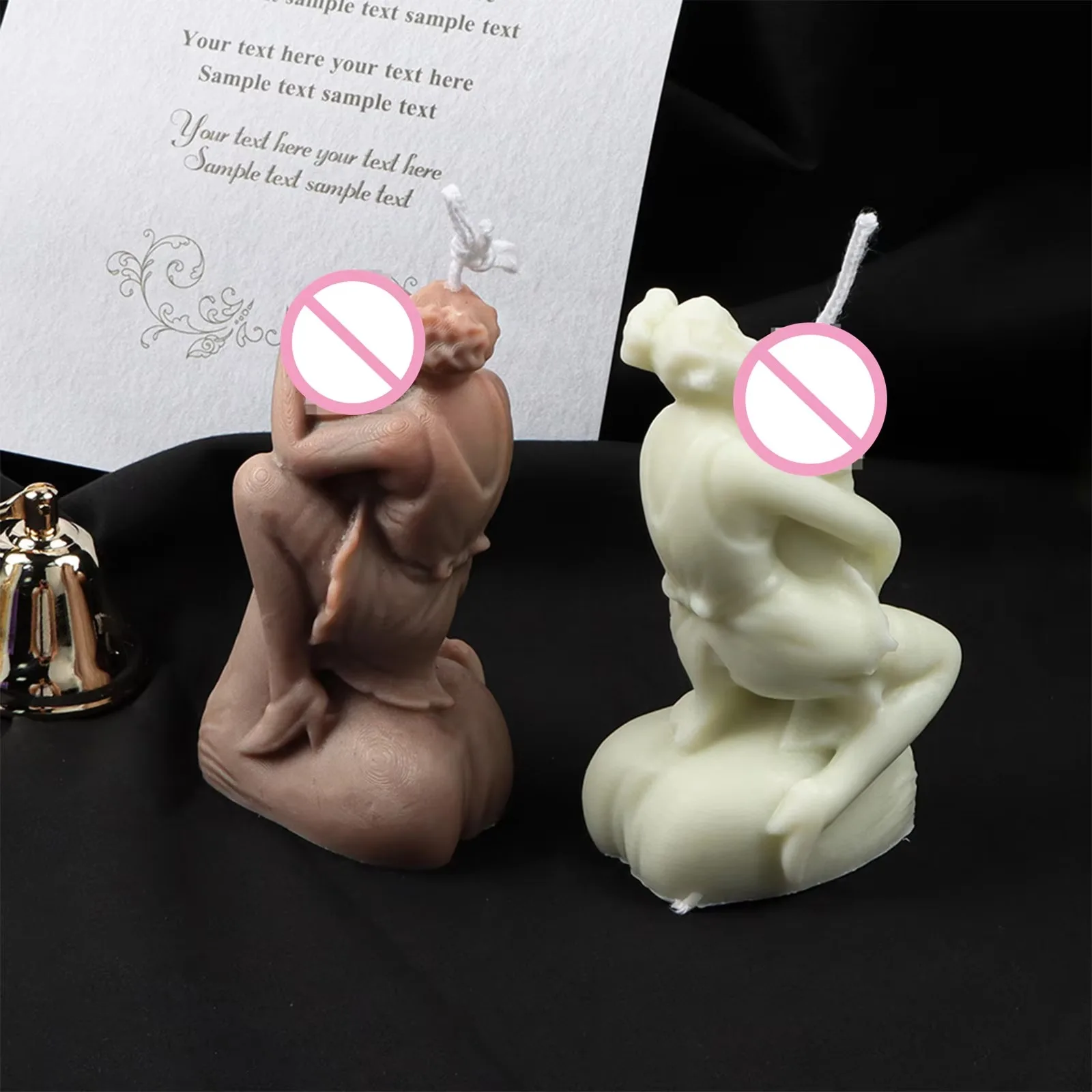 Dildo Candle Silicone Mold for Handmade Chocolate Decor Gypsum Aromatherapy Soap Cupcake Baking Mold Resin Tools Candle Mould