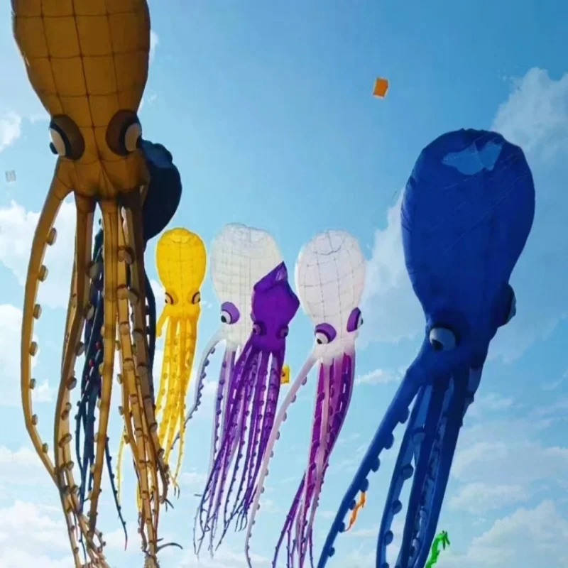 20m octopus vliegers hanger vliegende vliegers voor volwassenen opblaasbaar speelgoed windenergie opblaasbaar speelgoed zachte grote vlieger cerf