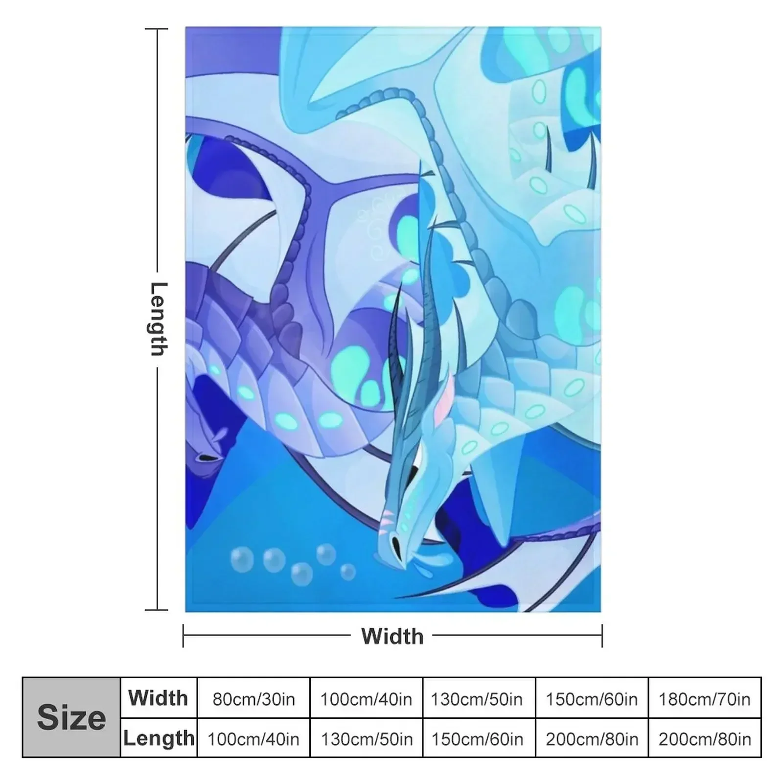 Wings of Fire- Tsunami & Riptide Throw Blanket Soft Beds decorative Blankets For Sofas for winter Blankets