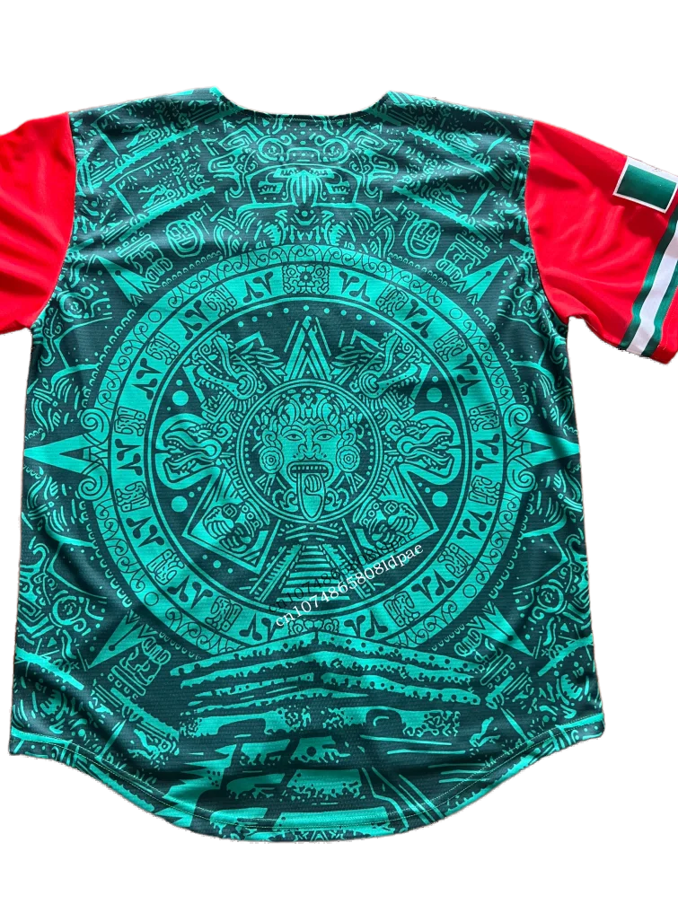 Camiseta de béisbol de LA herencia mexicana, ropa deportiva de alta calidad para exteriores, regalo de costura, novedad de 2024