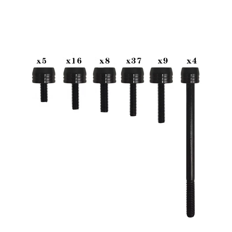 

Premium Motorcycle Screw Set High Quality 6061T6 Aluminum Alloy Plastic Screws and Decorative Caps for Enthusiasts