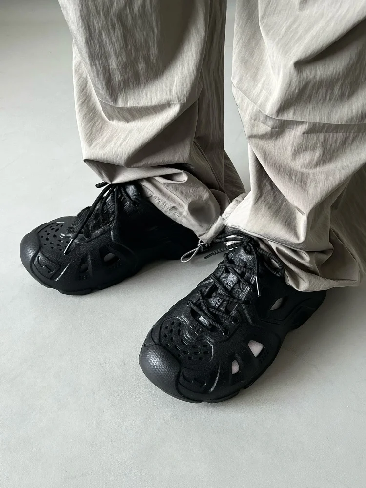 

Спортивные тапочки, мужские противоскользящие дезодоранты, уличные Clog oes, летние дышащие полые сандалии для пар, женские сандалии