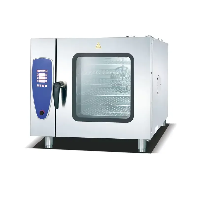 2026 Commercial Baking Equipment 6 Trays Electric Combi Steamer Oven for Sale