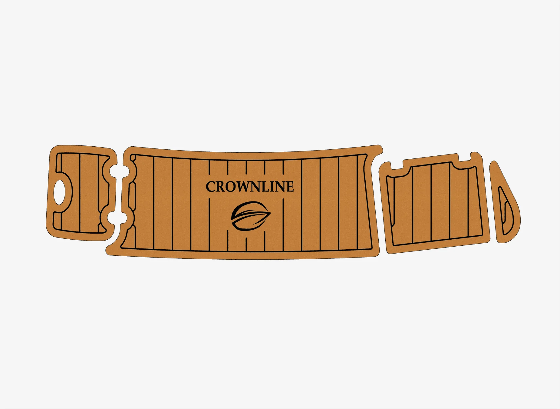 2003-2006 Crownline Integrated Platform 225, 260 EX, 220EX, 240LS EVA Non-SlipTeak Decking marine Mat gatorstep carpet Floor