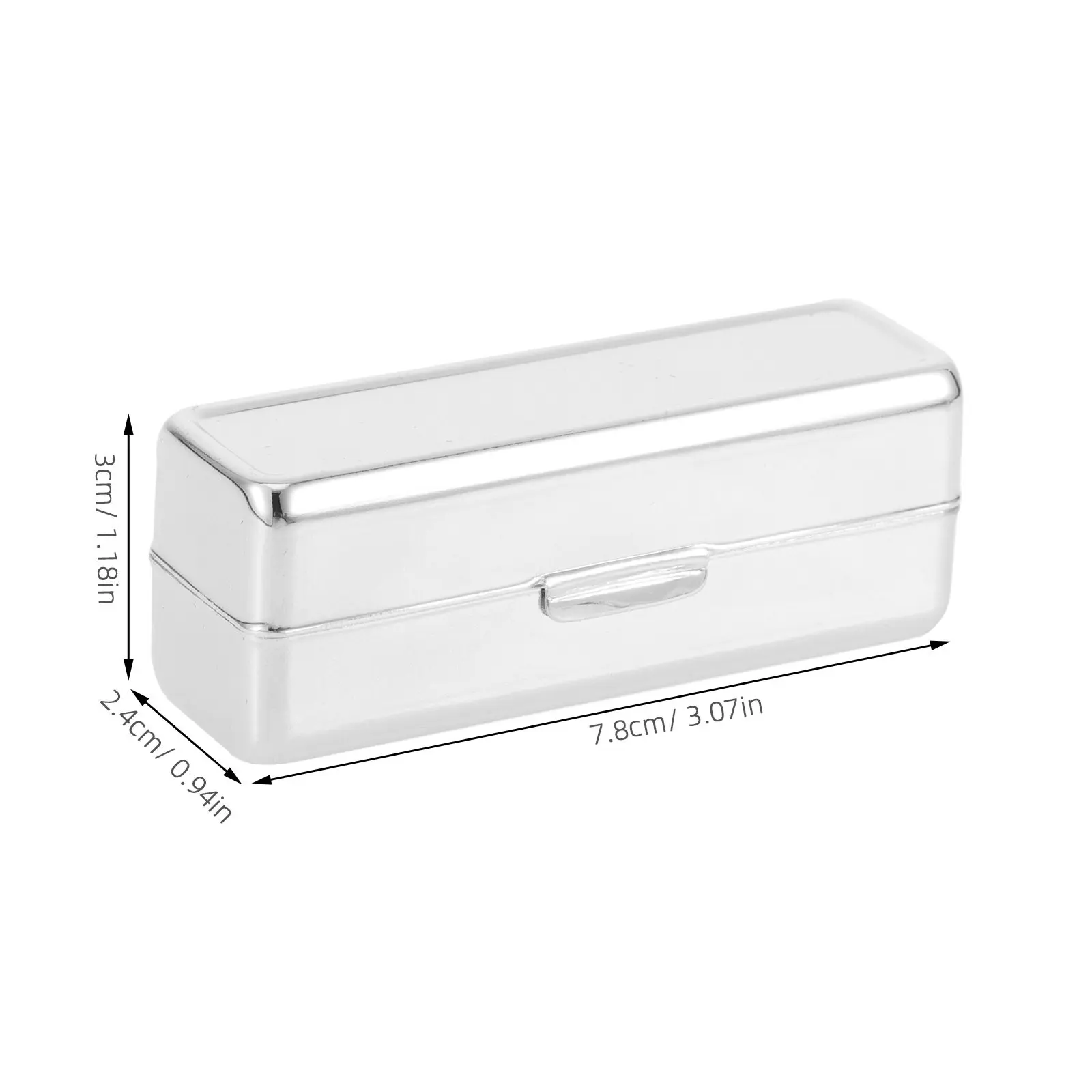2Pcs Metal Lipstick Box Retro Vintage Design Portable Compact Makeup Organizer Case with Interior Mirror for Lipstick Lip Gloss