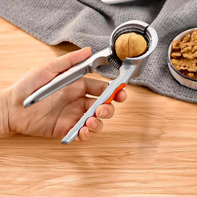 สังกะสีอัลลอยด์ Nutcracker Sheller Crack อัลมอนด์วอลนัท Pecan เฮเซลนัท Filbert Nut Kitchen Nut Sheller คลิปเครื่องมือ Clamp Plier Cracker