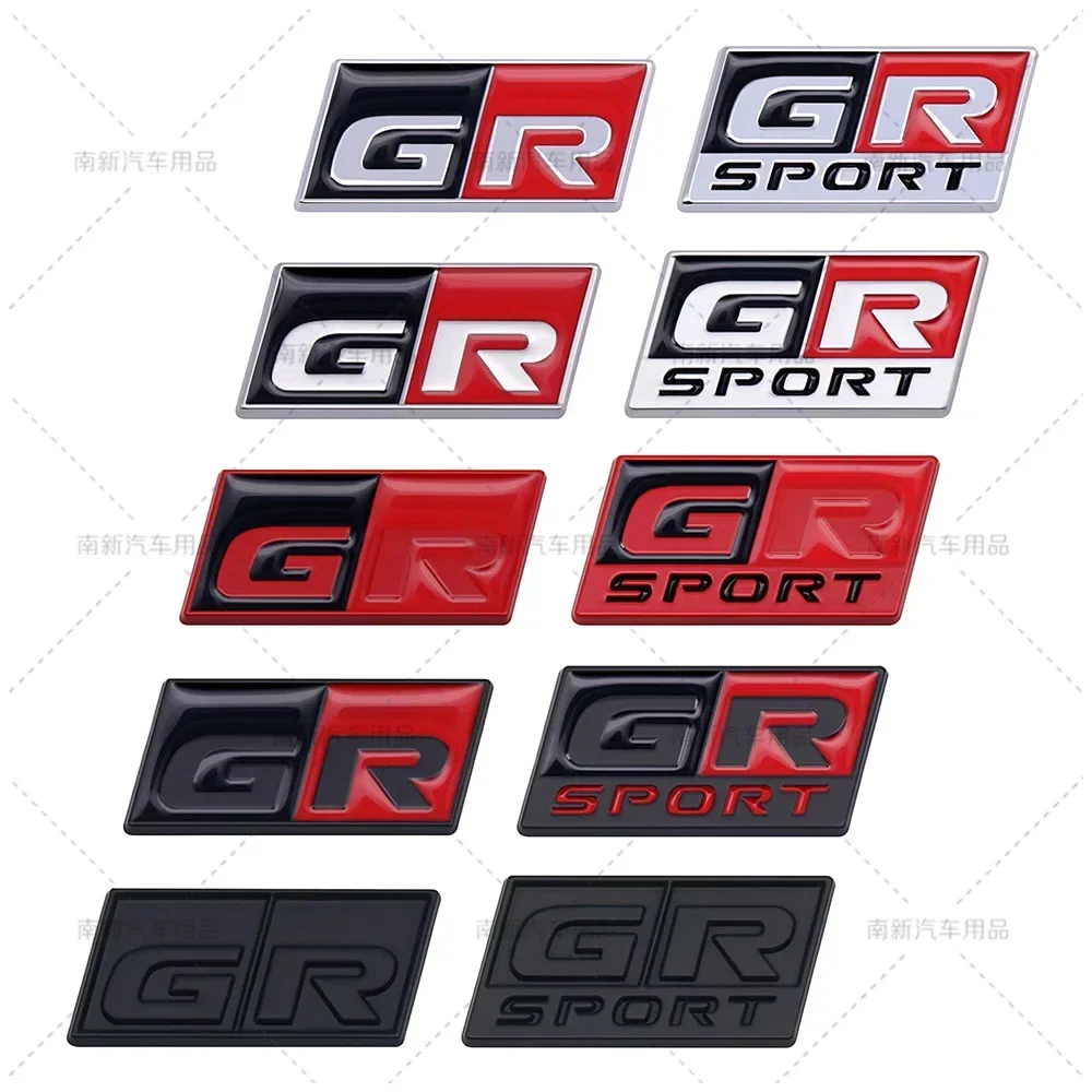 GR Sport Steering Wheel Sticker Logo Badge Emblem Decals For Yaris 86 Corolla Camry Hilux Supra C-HR Highlander RAV4 Accessories