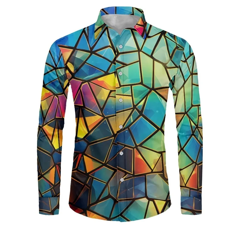 Heren Lange Mouwen Shirt Leuk Kunstpatroon 3d Bedrukte Top Voor Lente En Herfst Nieuwe Mode Casual Heren Unisex Kleding