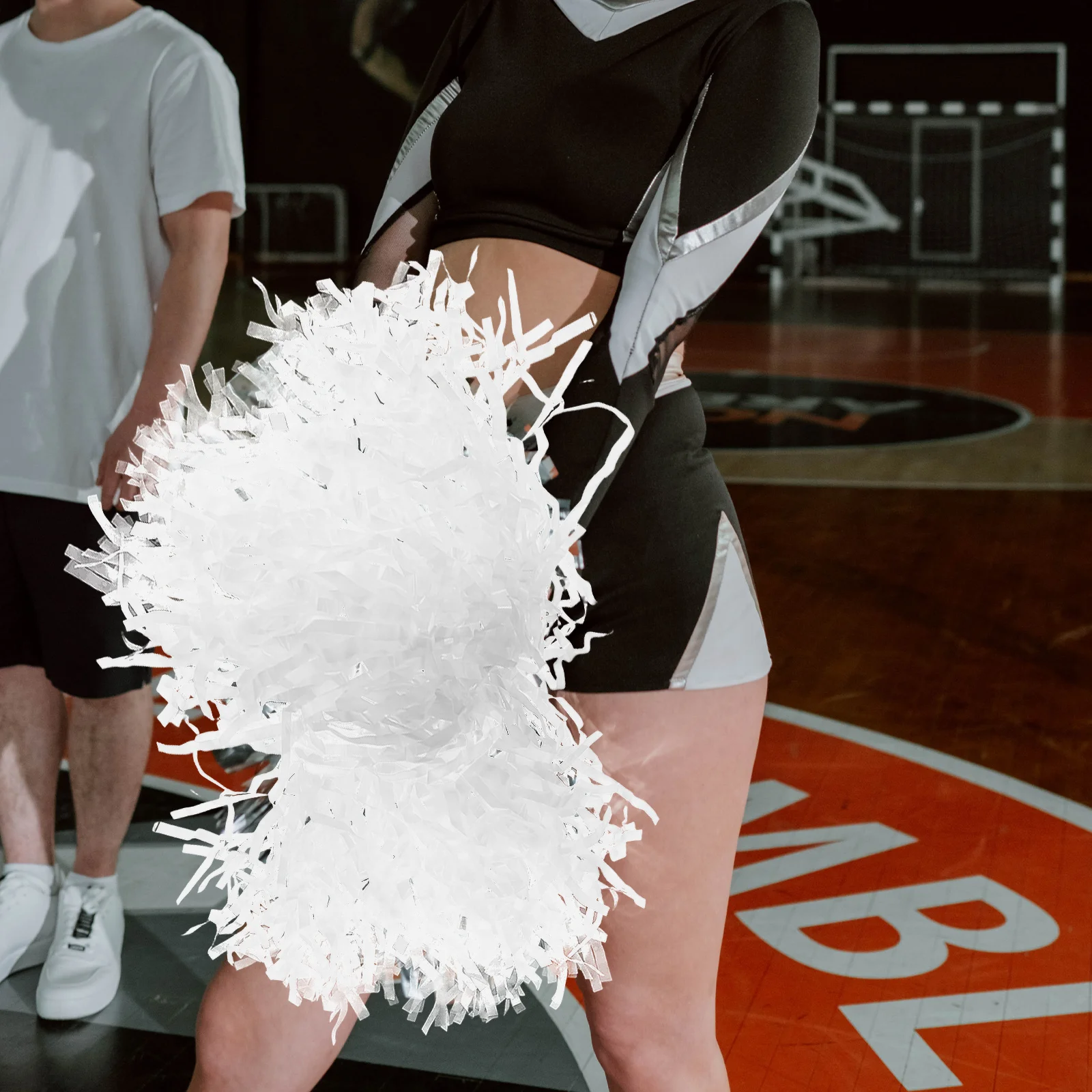 

12 Pcs Cheer Poms Cheering Props Cheerleading Flower Cheerleader Pompoms Floral Gear Items Hand