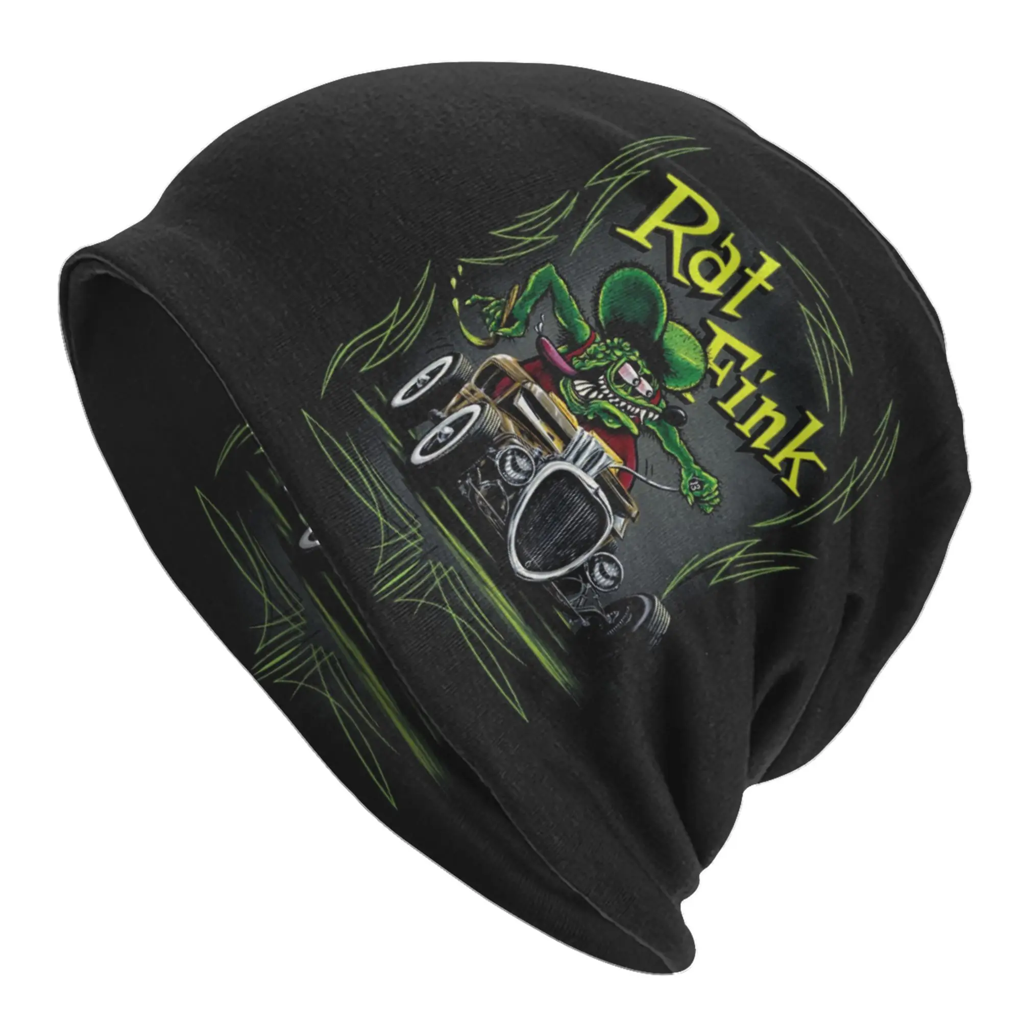 R-Rat F-Fink Anime Cartoon Bonnet Hats  Cool Knitted Hat For Men Women Autumn Winter Warm  Skullies Beanies Caps