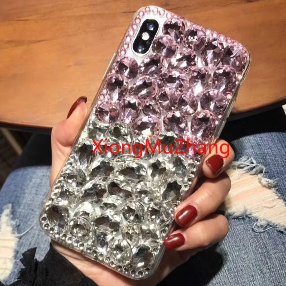 

Luxury Bling Fashion Rhinestone Custom Glitter Case for Motorola Moto G Power G Play G Stylus 2024 2023 for Moto G 5G Plus GFast