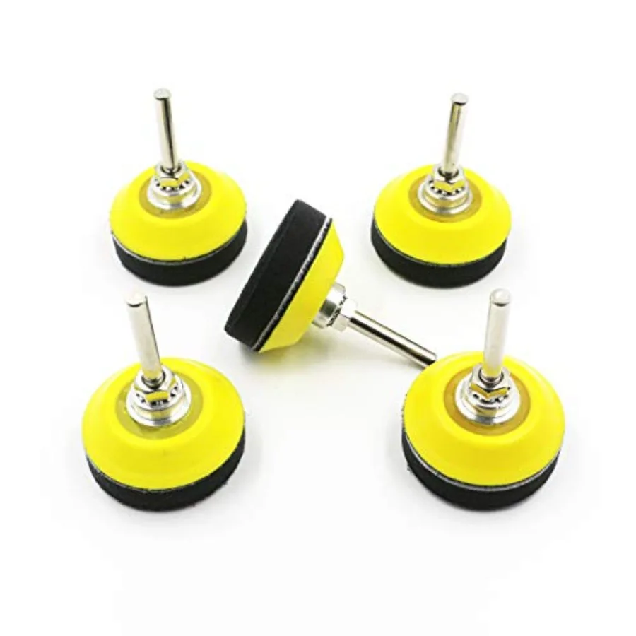 

2 Inch 50mm Hook and Loop Sanding Pad for Sanding Discs with 1/4 Inches Shank Drill Attachment and Soft Foam Layer Buffering Pa