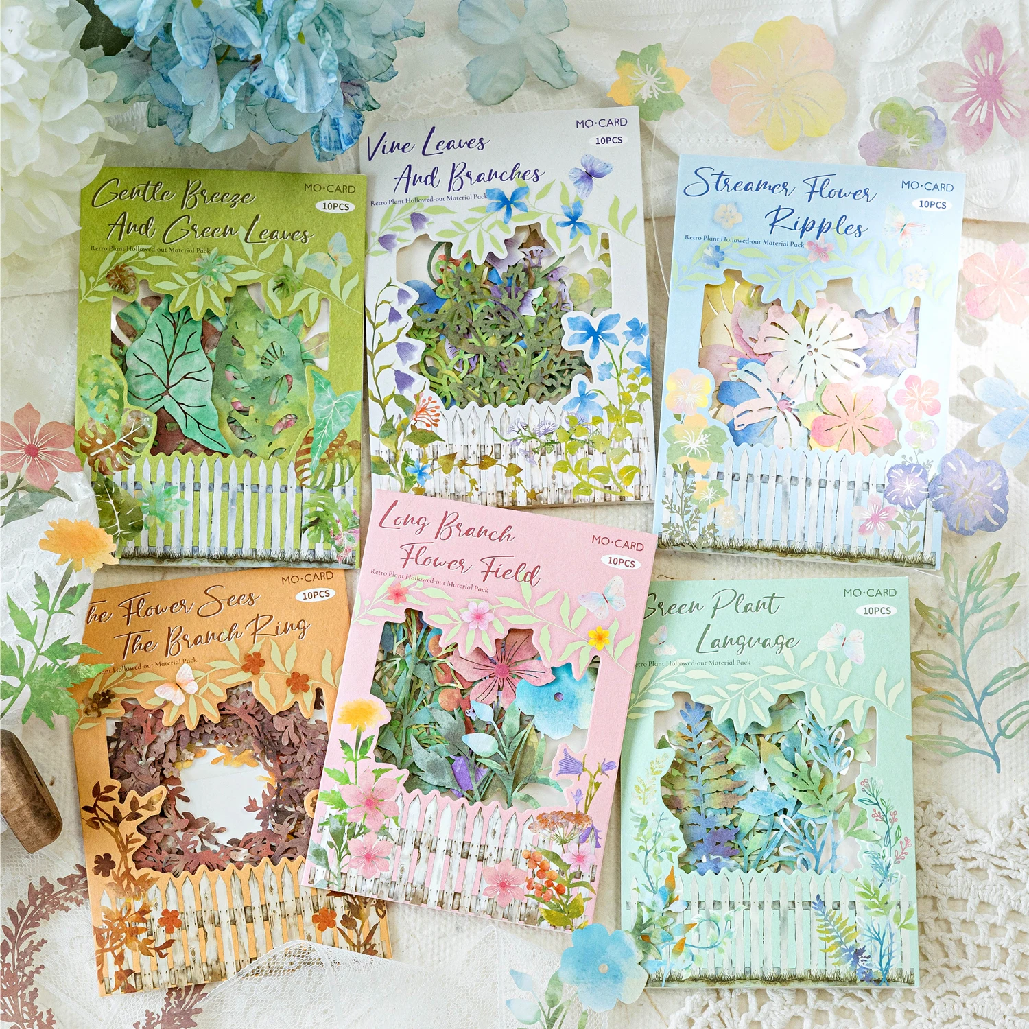 10 pcs Vintage Paper Multi Style Deco Retro Stationery Supplies Writing Paper Junk Journal Label Scrapbooking Material Supplies